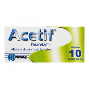 PARACETAMOL 500MG TABLETAS